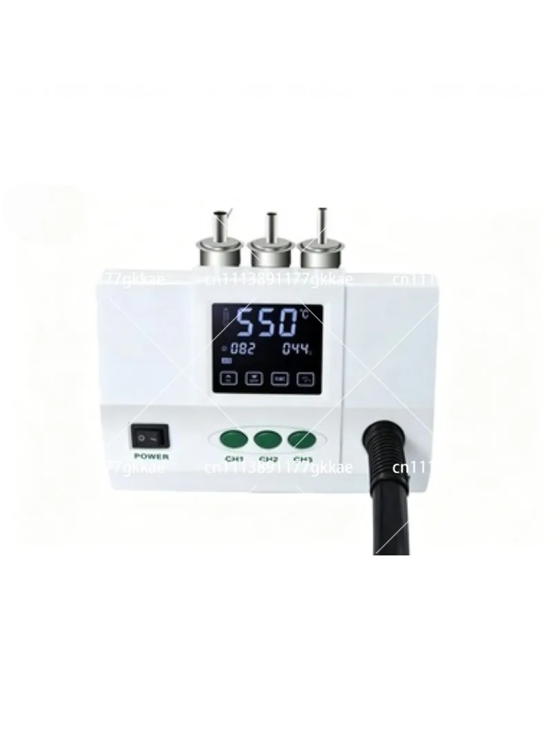 Digital Adjustable Temperature Hot Air Gun Station, High Power Desoldering Tool for Mobile Phone PCB Welding Repair