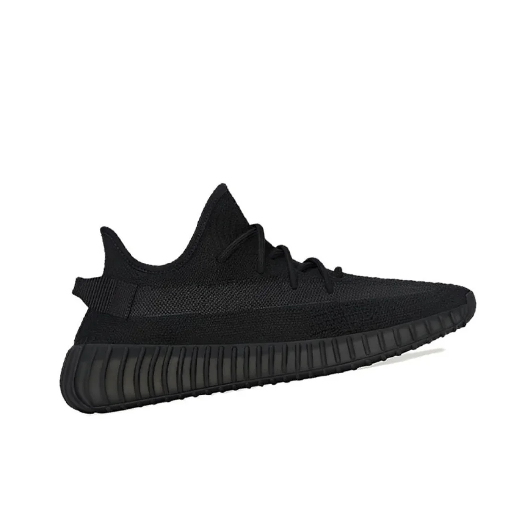 Adidas Black Yeezy Boost 350 V2 Low Top Comfort Life Casual Shoes Breathable Shock Absorption Sneakers Men's and Women's