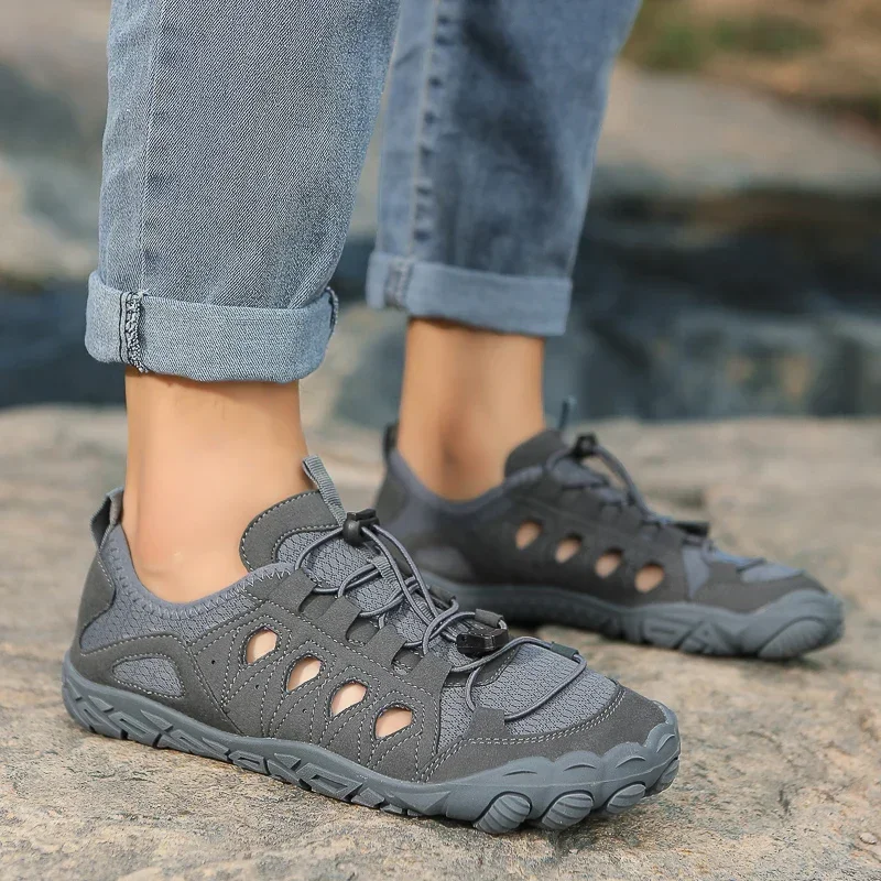 Men Outdoor Sneakers Breathable Hiking Shoes Big Size Men Women Outdoor Hiking Sandals Men Trekking Trail Water Sandals 36-47