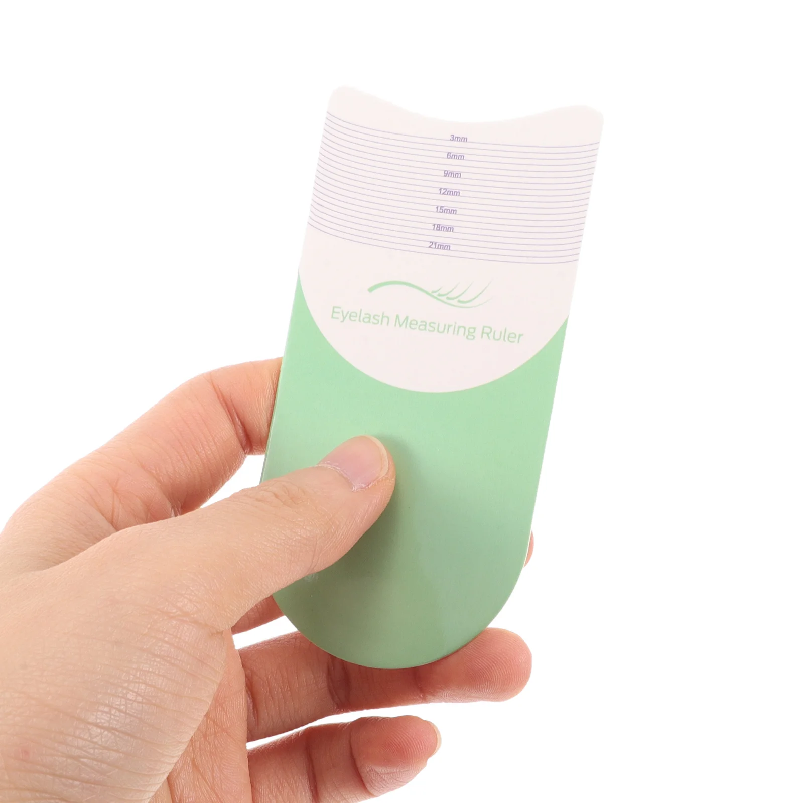 5 قطعة مساطر قياس الرموش الدقة لاش أدوات قياس رمش تمديد طول حاكم صالون تجميل لاش بكرة الشعر أداة