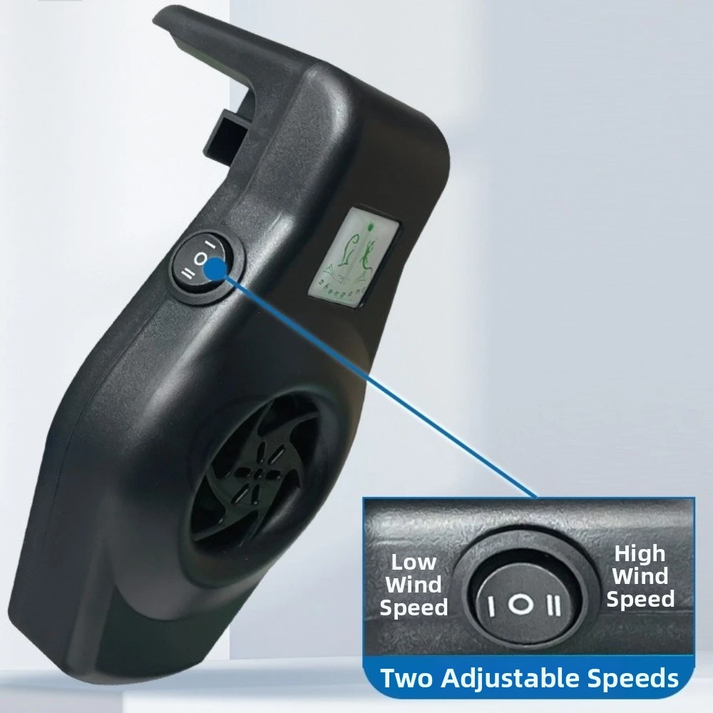 

Silent Aquarium Cooling Fan Powerful Adjustable Fish Tank Fan Wall-Mounted Energy Efficient External Chiller