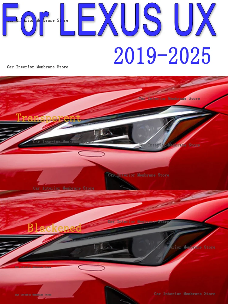 

Для LEXUS UX 300H (2019-2025) модификация пленки для фар автомобильная наклейка против царапин специальная прозрачная защитная пленка из ТПУ