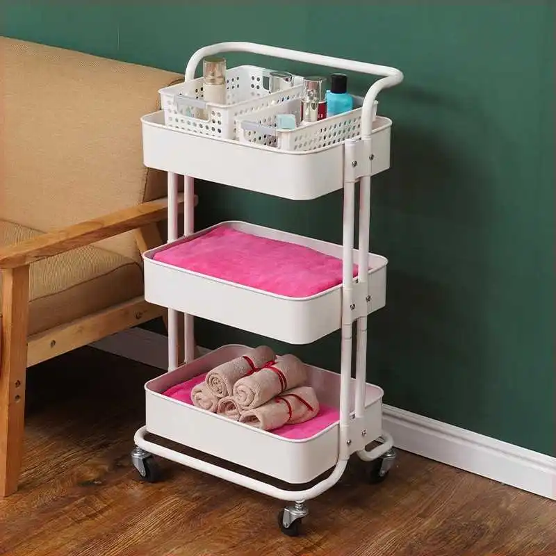 Beauty Salon Furniture Hairdressing Suitcase With Wheels Tattoo Cart Trolly Stainless Luxury Living Room Trolley Hospital Hair