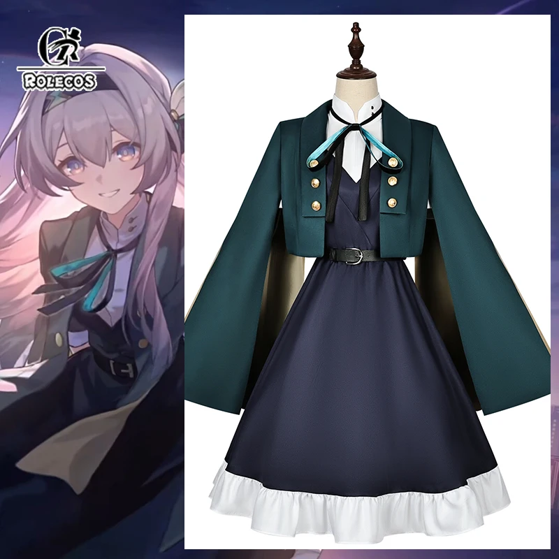 

ROLECOS Honkai Star Rail Firefly Косплей Костюм Женский фанарт Mid Summer Firefly Униформа для встреч Хэллоуин Карнавальный костюм