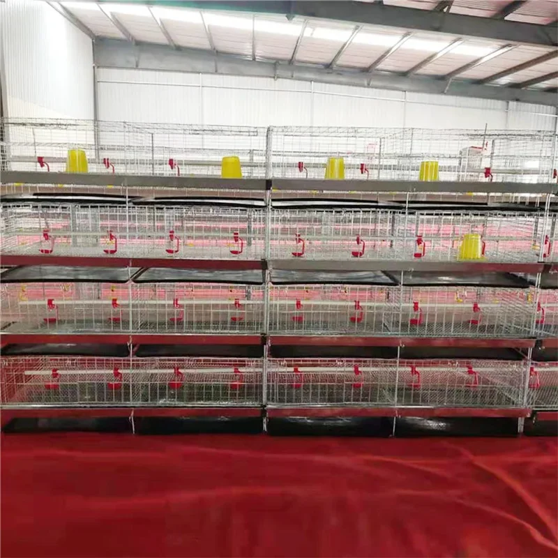 Chicken cage farm laying hen chicken duck three-layer bilateral vertical galvanized wire cage stacked layer