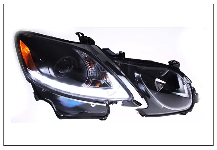 2004-2012 GS GS GS300 GS350 Update2018 การแปลงไฟหน้าไฟหน้า LED ไฟหน้า Bi-Xenon เลนส์สําหรับ Lexus