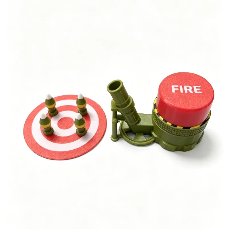 New 3D Print Missile Launch Launcher Model Toys Adults Release Stress Toy Party Game Home Desk Decoration Gift