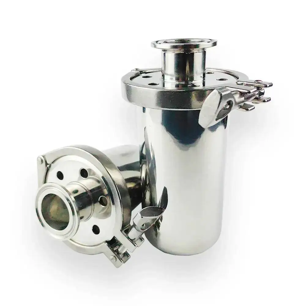 

S304 Stainless Steel Respirator 38 51 Mm Pipeline Outer Diameter Ferrule 50.5 64Mm Tri Clamp 2.5 "5"10" Suitable Homebrew Beer