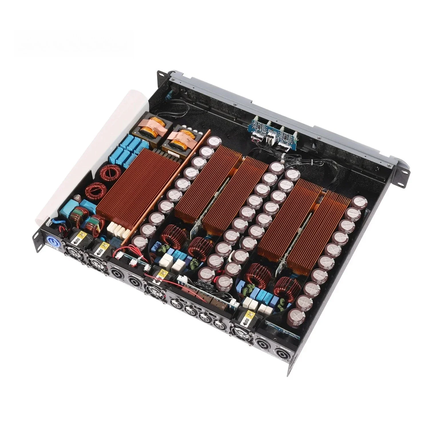 

2026SANWAY DA18K4 18000 Вт 4-канальный усилитель мощности класса D, 1U, металлический корпус, импеданс 8 Ом и 4 Ом