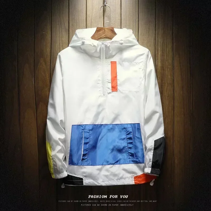 

2025 New Raincoat Windbreaker Autumn Men's Mountain Bike Jackets Outdoor Hiking Hooded Coats Men MTB Bicycle Waterproof Clothing