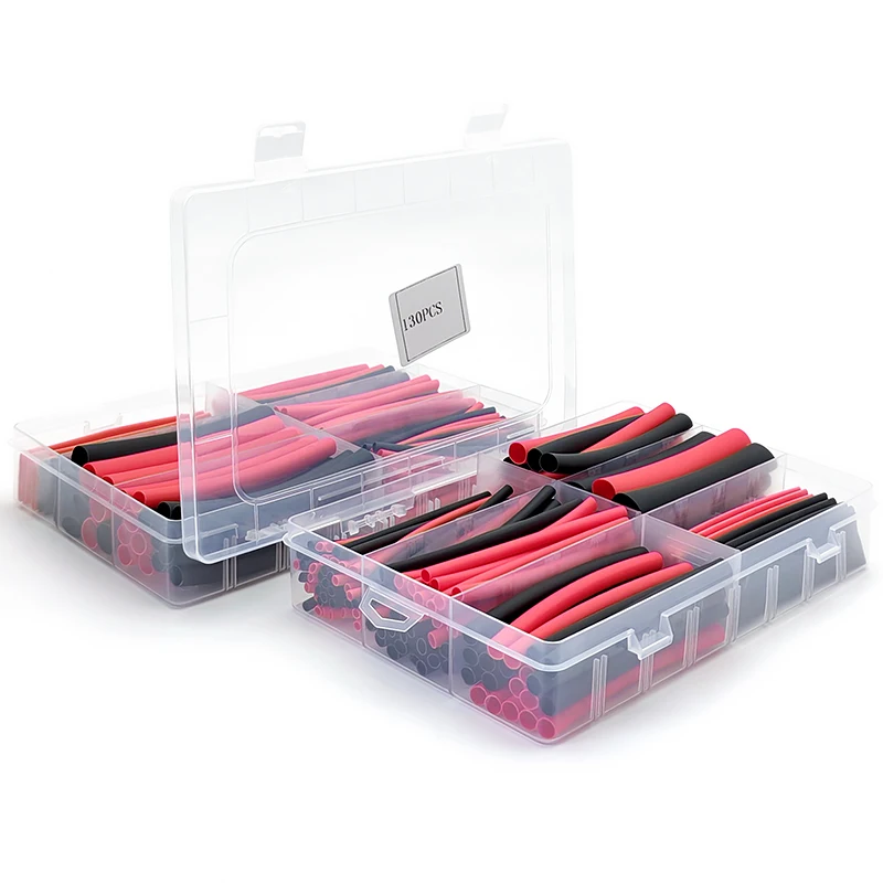 

Heat Shrink Tubing Wrapping Kit 3:1 Cable Protector Ideal for Electrical Insulation, Repairs, and Wire Connection