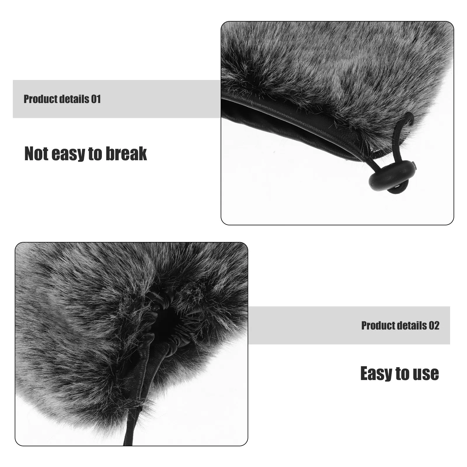 Universal Microphone Windscreen Cover Soft Dense Fabric Anti-Spit Wind Noise Reduction for Conference Stage Ktv Bar