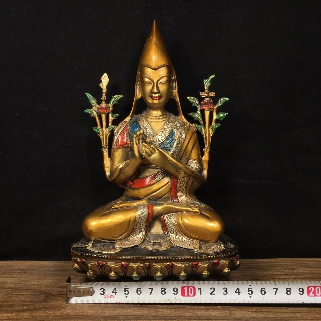 Tibet Master Buddha Statue Ornament Home Office Cabinet Deco Desktop Decor Figurines