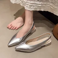 Fashionable women's high-heeled sandals are selling well. Office sexy one-piece sandals. Shoe head-covered gladiator sandals. - Image 3