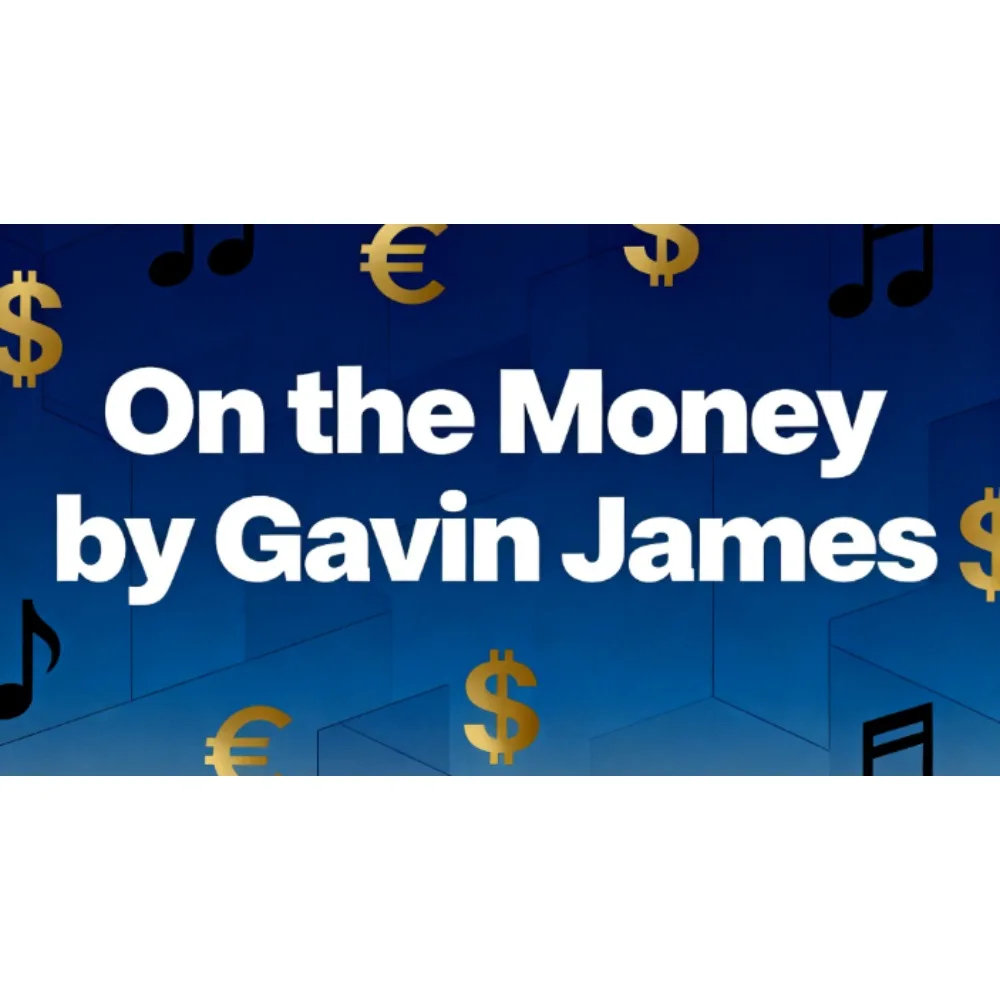 ‌Gavin James On the Money Card Trick - Professional Close-Up Magic Illusion Gimmick with Tutorial, Magician's Prop Accessory