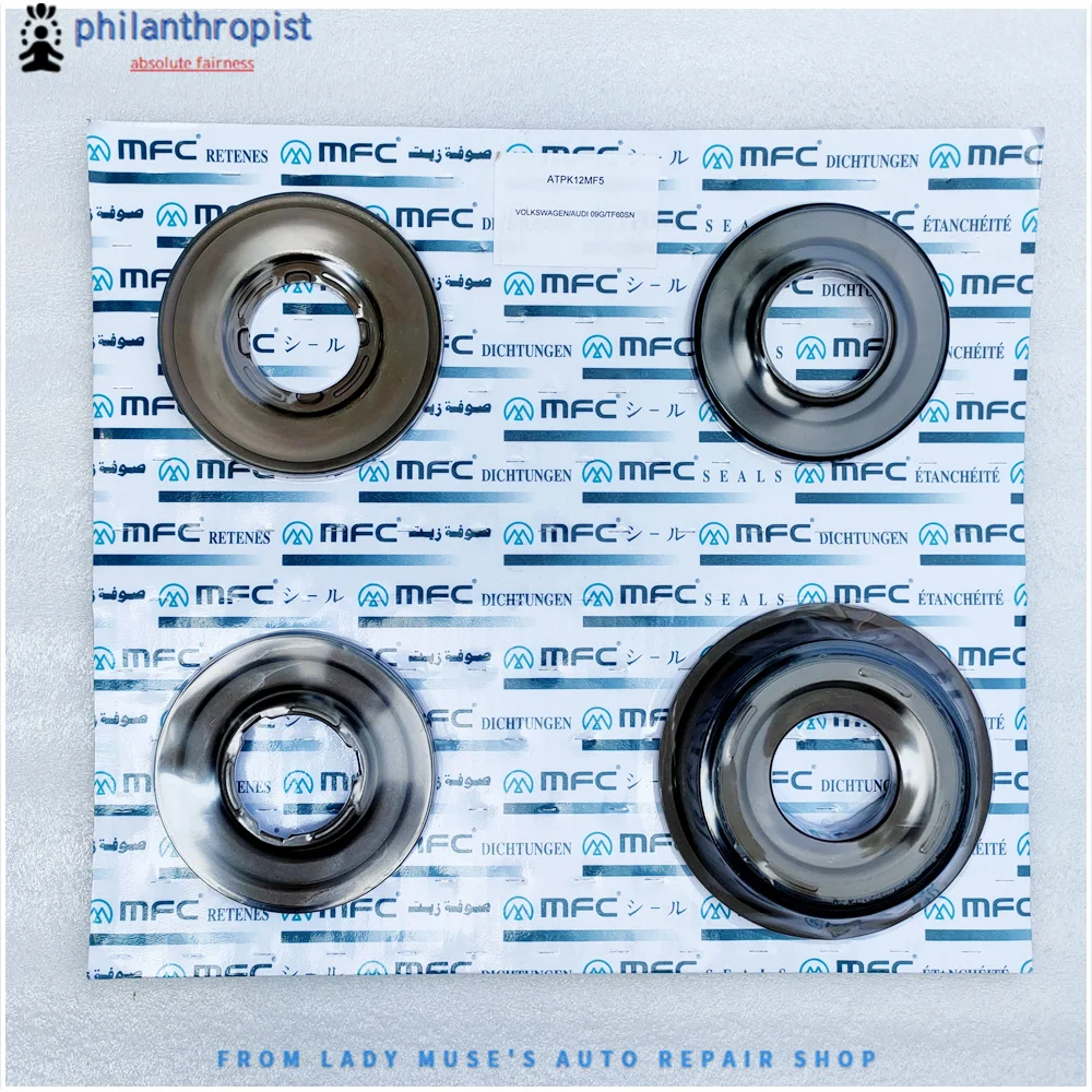 

09G TF60SN Auto Transmission Piston Package Repair Kit For VW Golf Jetta Passat AUDI 6 Speed