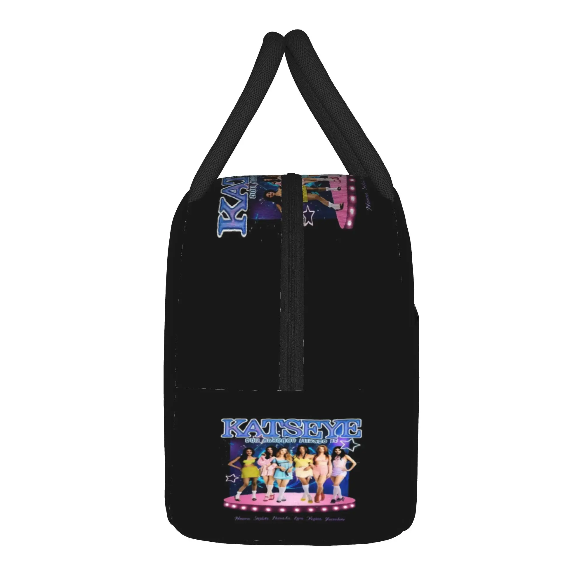 KATSEYE Group  Lunch Bag  Aesthetic Lunch Box For Girls  Picnic Cooler Bag Oxford Thermal Lunch Bags