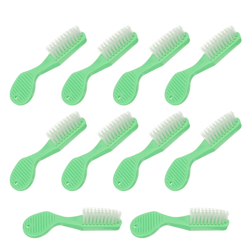 

20Pcs Institutional Large Brush Head Toothbrush Medium Bristles Short Handle Prison Safety Design