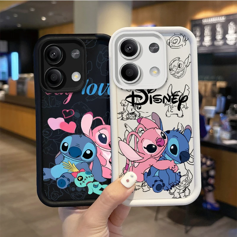 Miękkie etui na telefon Disney Stitch dla Redmi Note 13 12 Pro Plus 5G Note 13 12 11 10 9 Pro 12C 10C 9C A2 A1 Silikonowe etui ochronne