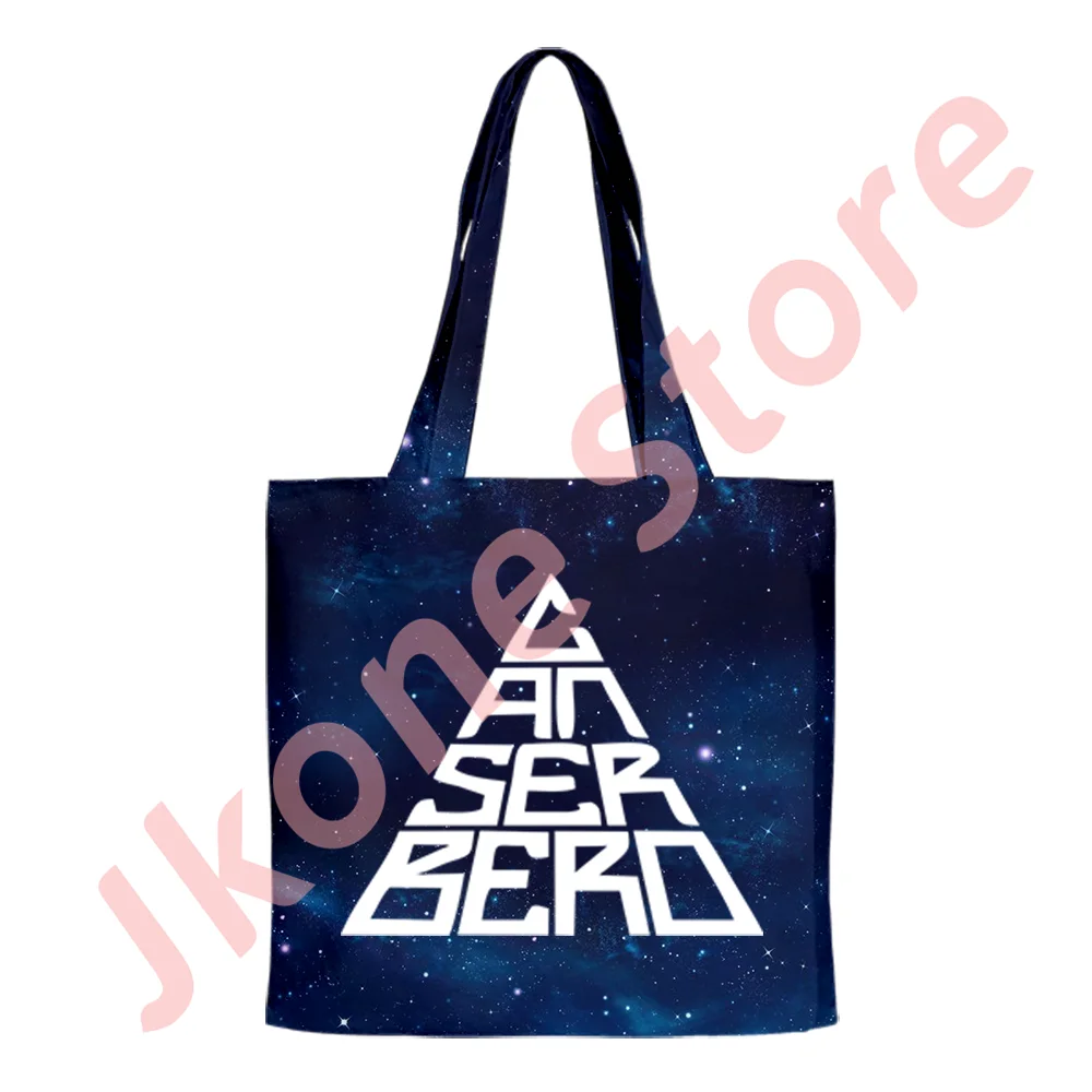 Canserbero Merch Tote Nieuw Logo Schoudertassen Vrouwen Heren Mode Casual Hiphop Stijl Streetwear Tas