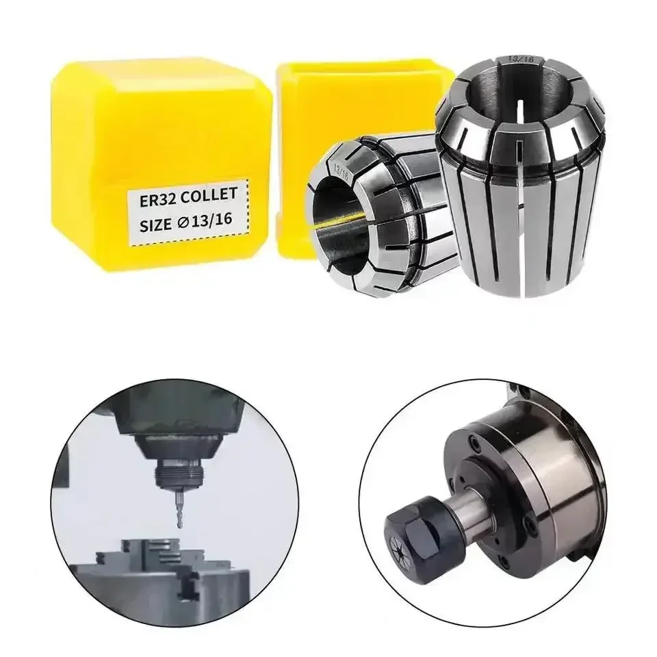 1Set ER Collet Spring Chuck ER11 ER16 ER20 ER25 ER32 Spring Collet Precision 0.015mm CNC Milling Tool Holder Engraving Machine