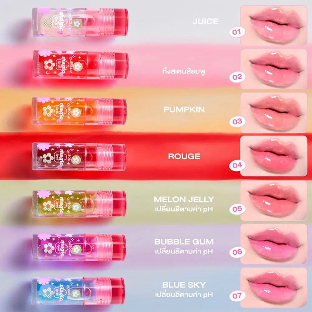 8 Colors Color Changing Essence Lip Gloss Moisturizing Long-lasting Lip Makeup Shiny And Repair Lip Gloss Care Non-fading H1P2