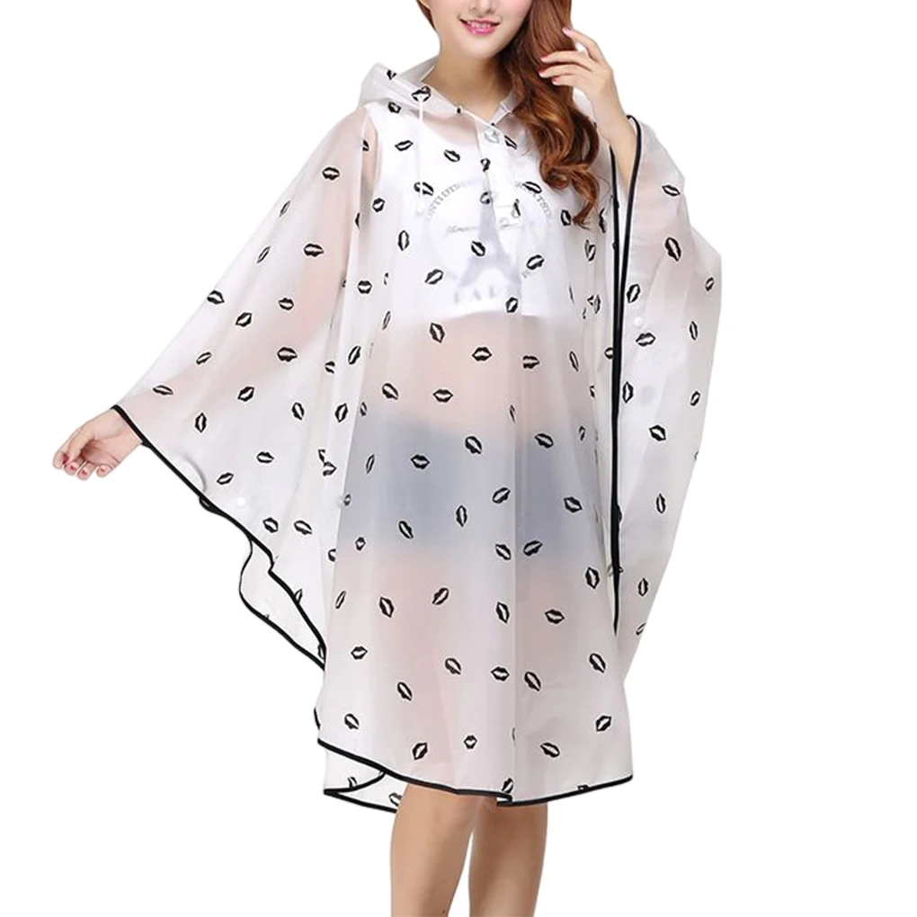 Outdoor Hiking Raincoat transparent Hoods Lightweight Unisex Rain Cape Windproof Thermal Insulation Soundproof Cloak Rain Poncho