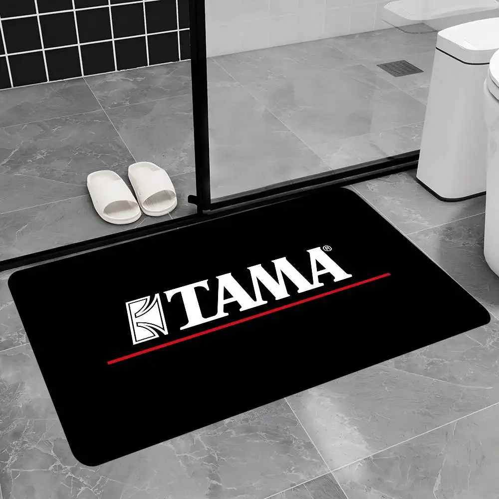 Musical instrument brand T-TAMA logo Door Mat Nordic Style Bedroom Living Room Doormat Home Balcony Anti-Slip Alfombra