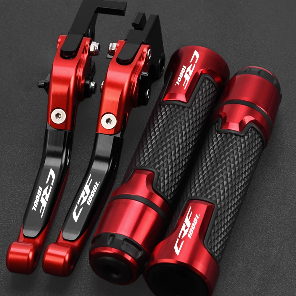 For HONDA CRF 1000L AFRICA TWIN 2015 2016 217 2018 2019 2020 2021 CRF1000L Motorcycle Brake Clutch Levers Handlebar Grips Ends 