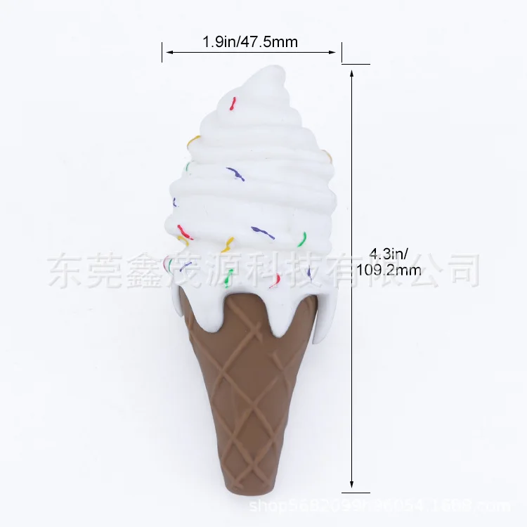 Ice Cream Silicone Ashtray Crafts For Smoking