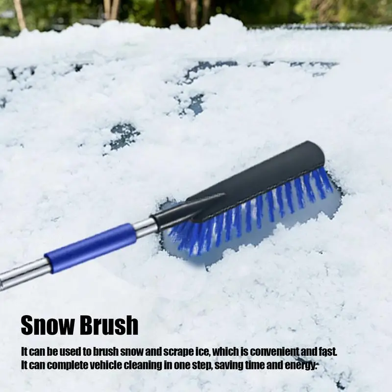 Snow Brush For Car Detachable Car Snow Brush Car Ice Scraper And Brush Practical Car Snow Remover Snow Ice Scraper For Car Roof