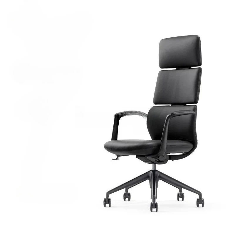 

Легкое роскошное кожаное кресло босса, менеджер, удобное деловое сидячее офисное кресло