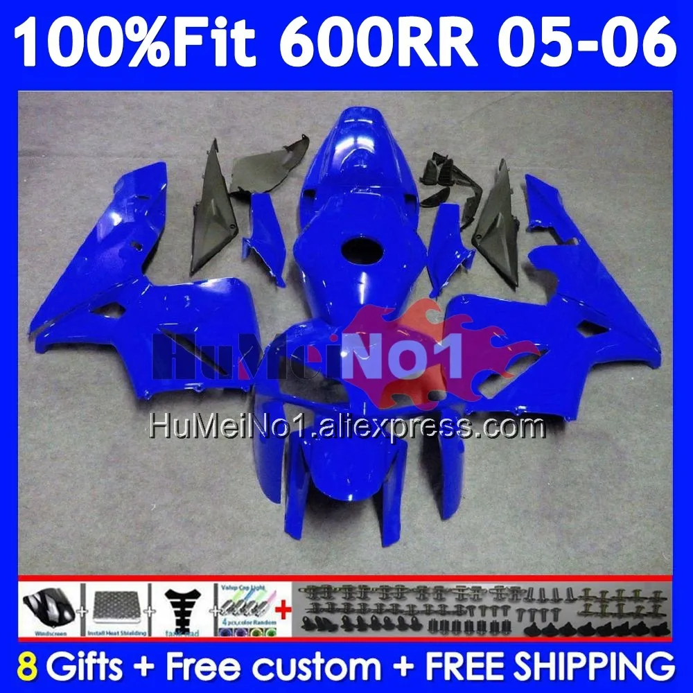 Injection For HONDA CBR 600RR Stock blue 600F5 600CC CBR600RR 41No.29 CBR600F5 CBR 600 CBR600 CC RR F5 2005 2006 05 06 Fairing