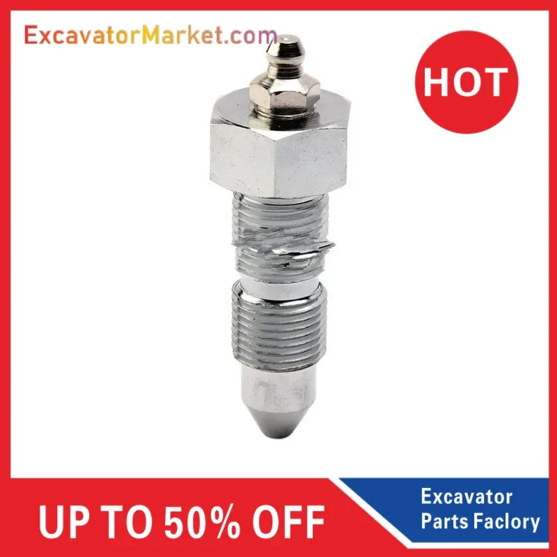 

For Kobelco SK200 210 CAT320 323 Sumitomo SH120 130 Tensioning Cylinder Chain Nozzle Butter Nozzle Stainless Steel