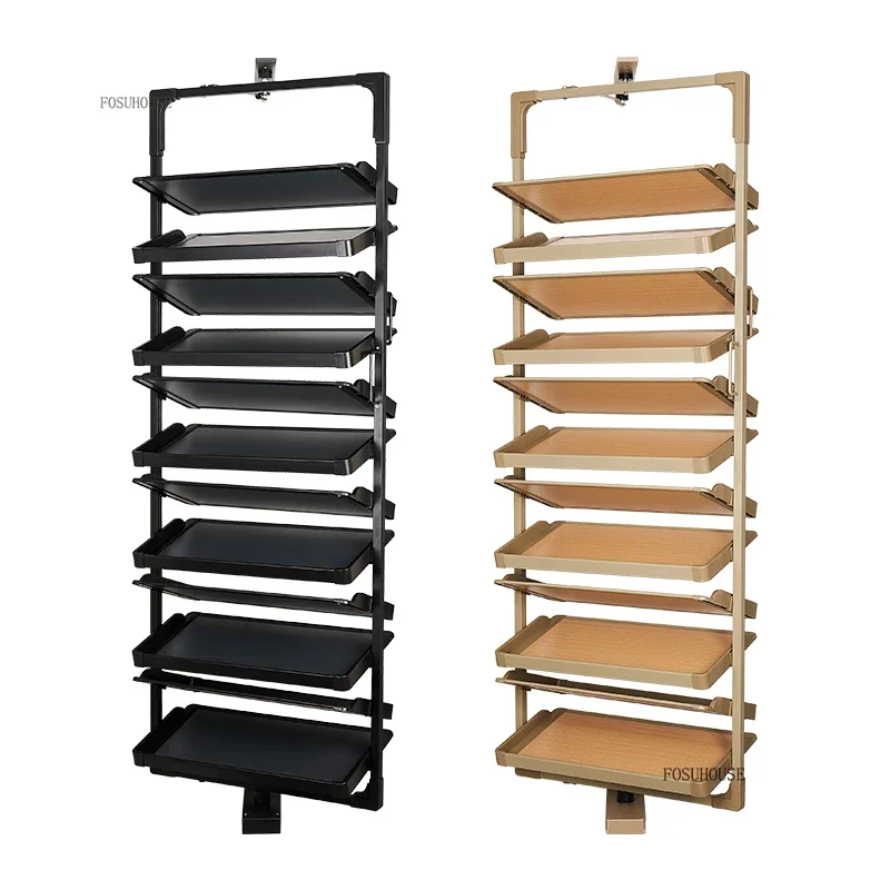 360° Rotating Shoe Cabinets Height Adjustable Aluminum Alloy Shoe Rack Home Multi-layer Customized Storage Artifact Shoe Rack