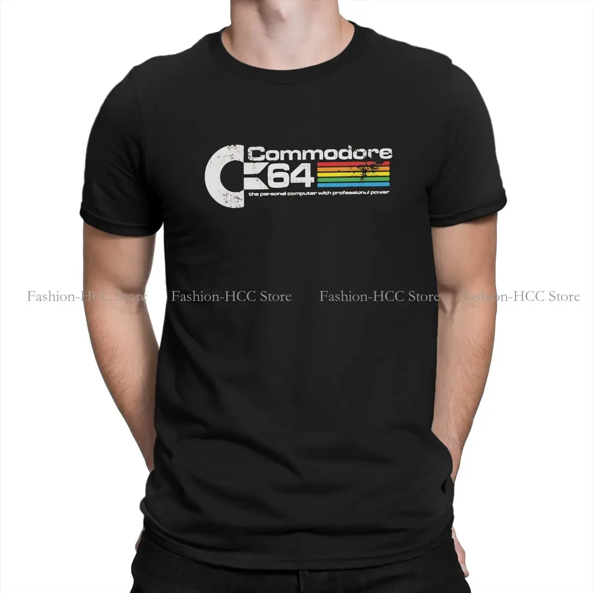 Classic Graphic Polyester TShirt Commodore 64 Printing Tops Leisure T Shirt Male Tee