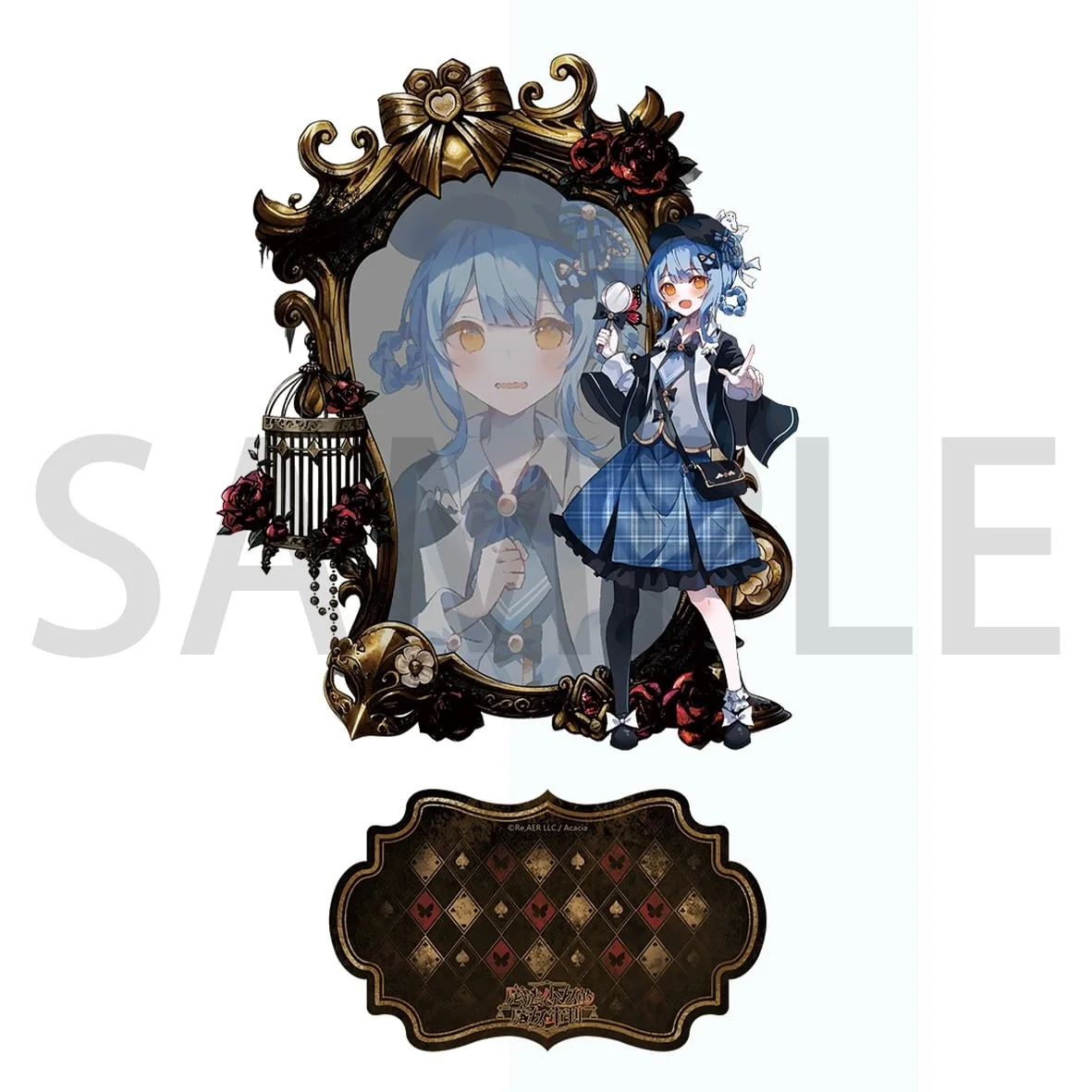 Anime Magical Girl Witch Trials Sakuraba Acrylic Stand Tabletop Gothic Vintage Frame Ver Mahou Decor Otaku Collectible Keychain