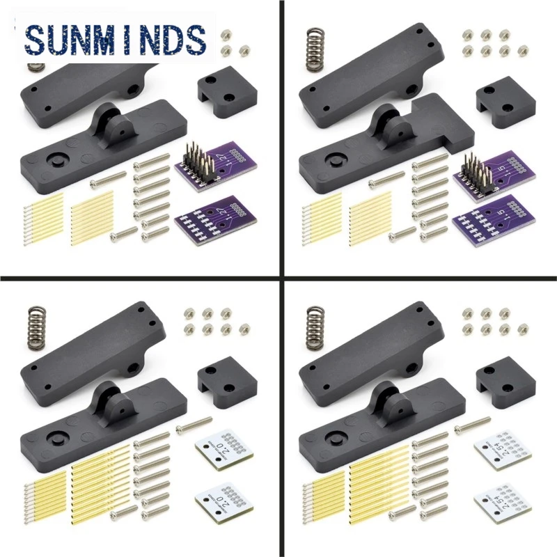 DIY 2.54 2.0 1.5 1.27 1.25 100mil 50mil 3P 4P 5P 6P 7P 8P 9P 10P PCB Clip Clamp Fixture Probe Pogo Pin Download Program Burn
