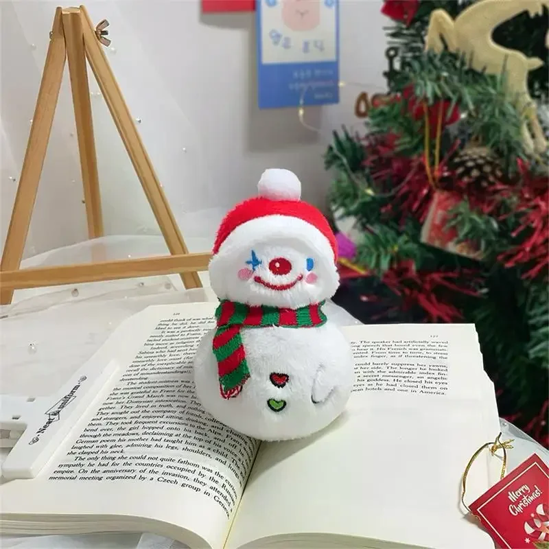 Simpatica sciarpa invernale pupazzo di neve bambola di peluche portachiavi ciondolo borsa zaino appeso ciondoli decorazione natalizia regalo di compleanno