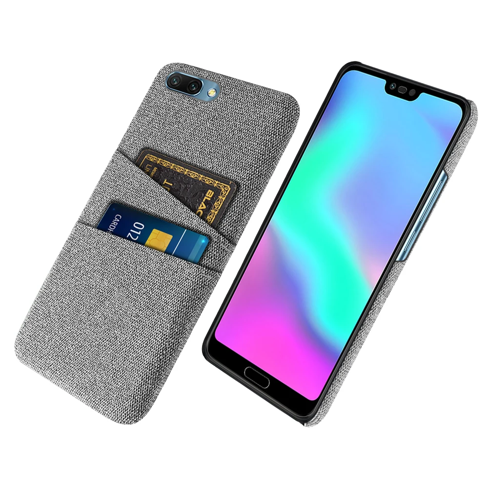 Honor 10 for Phone Case Huawei Honor 10 Case on Honor 10 Luxury Fabric Dual Card Cover for Coque Huawei Honor 10 Honor10 COL L29