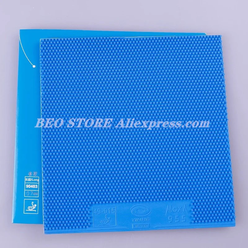 YINHE 955 Green Blue Pips-Long Galaxy Table Tennis rubber topsheet OX Original YINHE Ping Pong Rubber