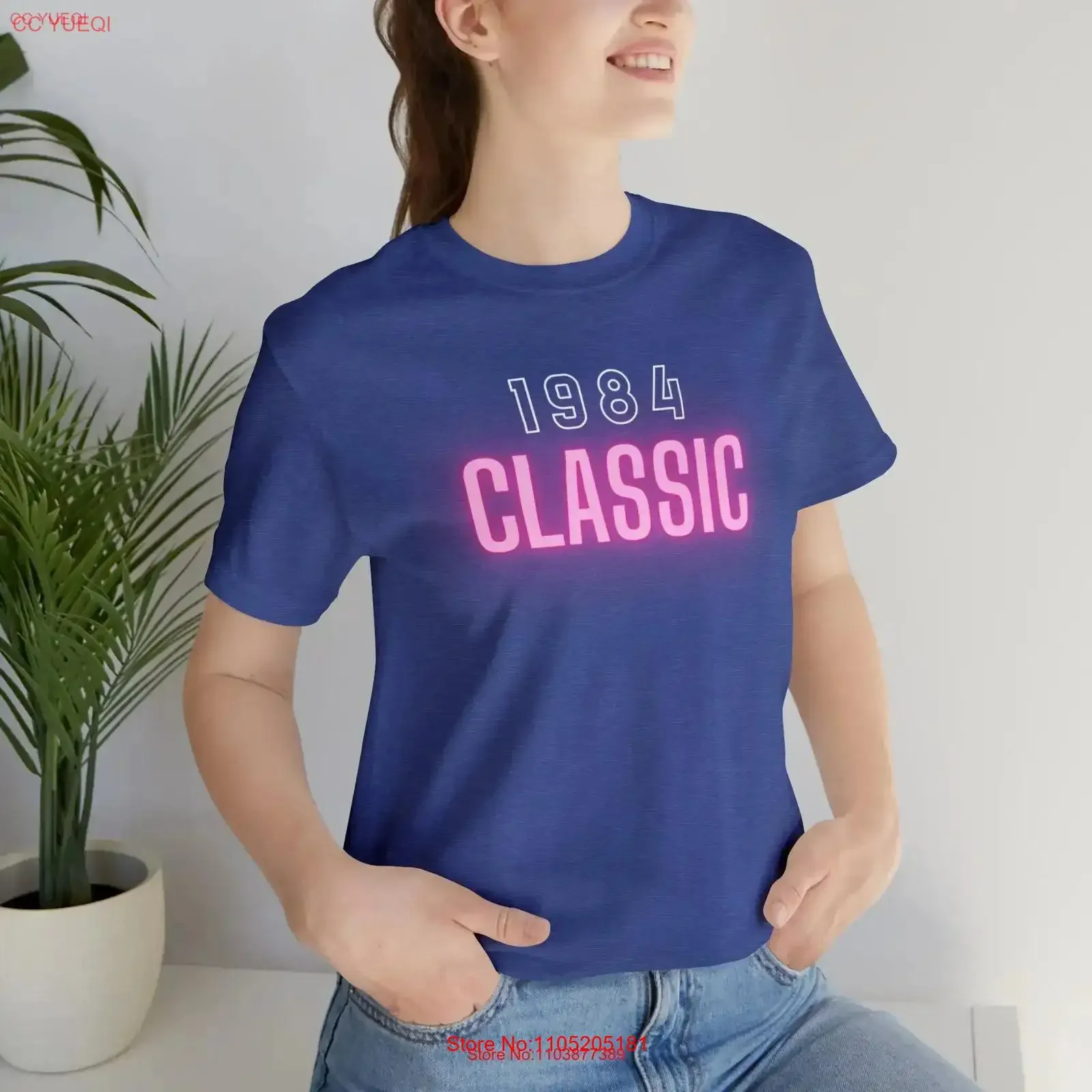 

Funny 1984 Classic shirt Humorous vintage t turning 40 gift over the hill party born in mothers day vintage Washed Stylish