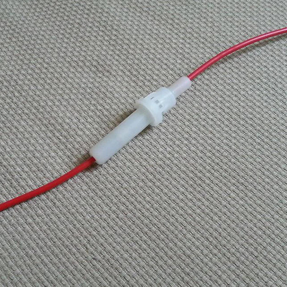 Set of 10 Inline Fuse Holders for AGC Glass Fuses 5x20mm/6x30mm Compatible with For 20AWG Wire and Quick Connect Cable Socket
