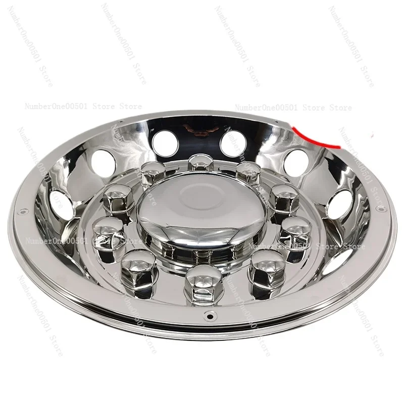 

Suitable for stainless steel wheel hub modification of sedan wheel covers, truck universal 8-10 hole 22.5 inch