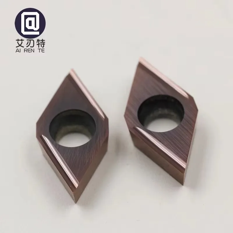 DCGT11T302EL-U Customized CNC Turning Blade Stainless Steel for Lathe Machining PVD Coating OEM Supported