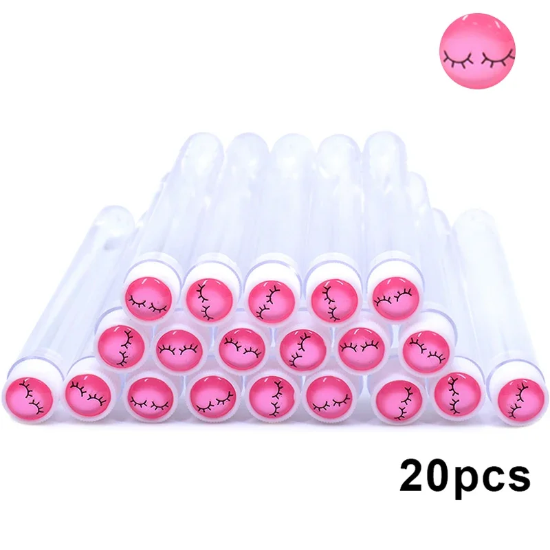 20Pcs/Lot Dust-Proof Eyelash Brush Tube Empty Reusable Lash Mascara Wand Case Replaceable Makeup Applicators Container wholesale