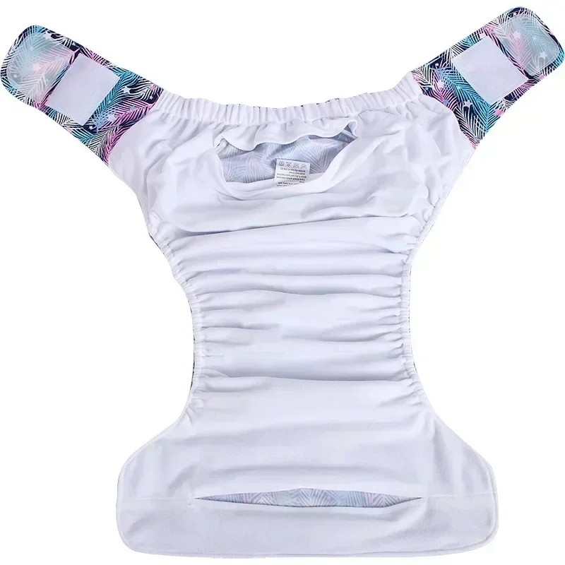 1Pc Reusable Adult Cloth Diaper, Washable Waterproof Leak‑proof Pant, Adjustable Magic Sticker for Elderly Men Women Daily Care