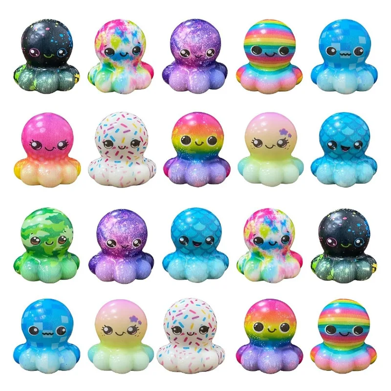 1-30 Uds. Bola antiestrés de Navidad, juguetes antiestrés de rebote lento, juguetes blandos para aliviar el estrés, Mini pelota de espuma para niños y niñas, recuerdos de fiesta