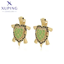 Xuping Jewelry New Arrival Charm Animal Light Gold Color Stud Earrings for Women Girl Party Gift X000798223