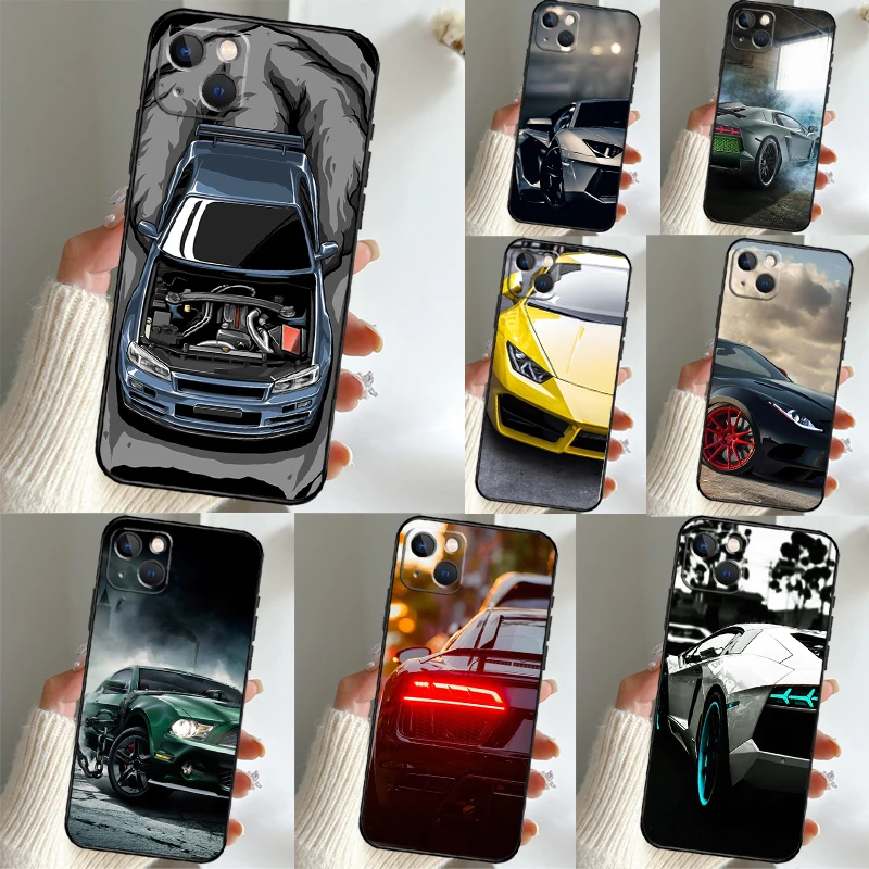 Sport Cars Male Men Case For Samsung Galaxy A06 A16 A26 A56 A57 A37 A17 A55 A35 A15 A53 A13 A32 A52 A54 A34 A14